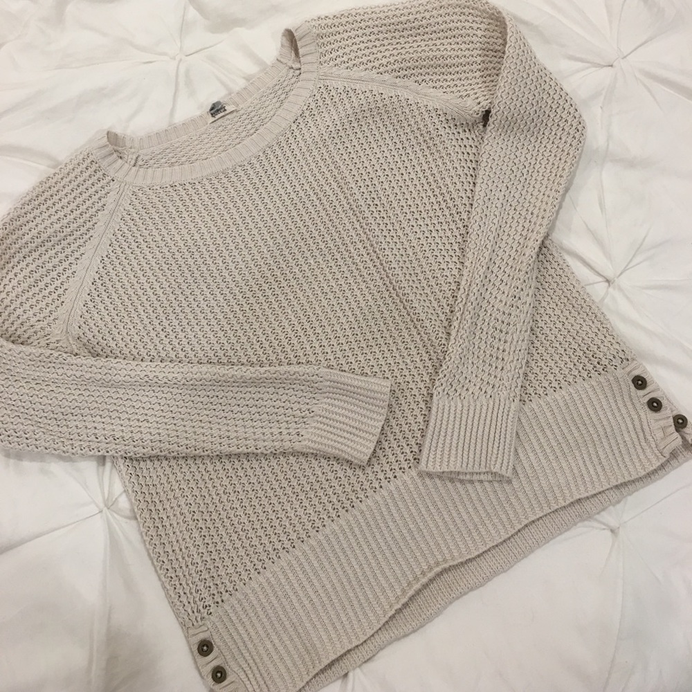 Fossil open weave sweater